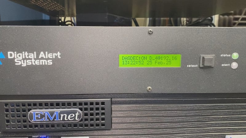 Emergency messaging equipment for KBRW in Utqiaġvik.