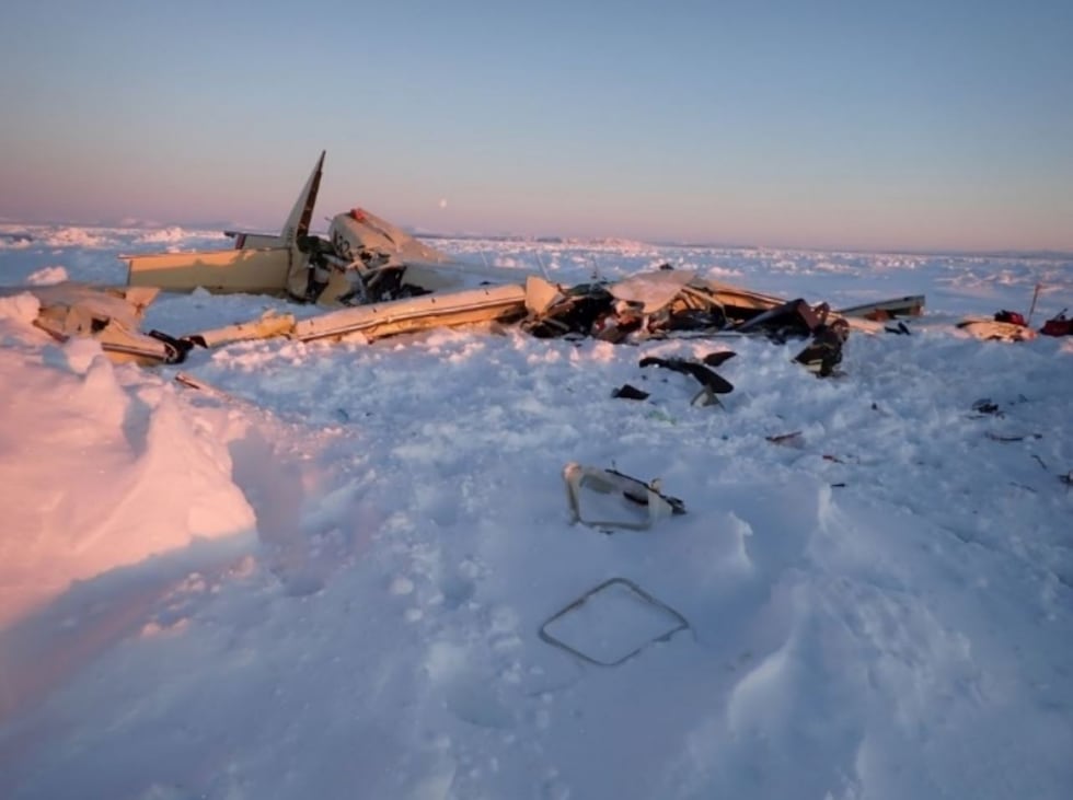 Photos from the NTSB show the wreckage of Bering Air flight 445 that crashed on Feb. 6, 2025.