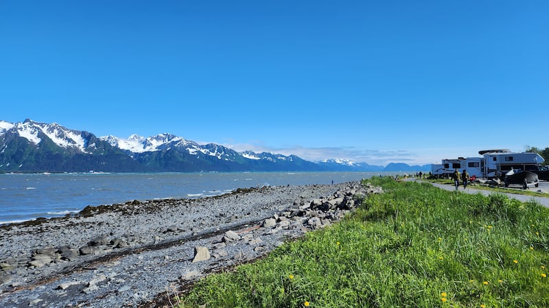 The beaches in Seward, Alaska.