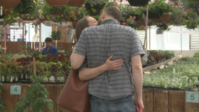 Interviewing mothers at Bell's Nursery