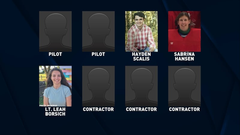 Three of the eight victims identified thus far in the Aug. 20, 2026, plane crash near Cape...