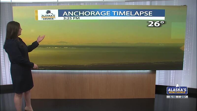 Snow is in the forecast as temperatures stay cool across Alaska.