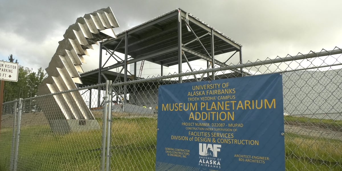 New planetarium under construction at University of Alaska Fairbanks