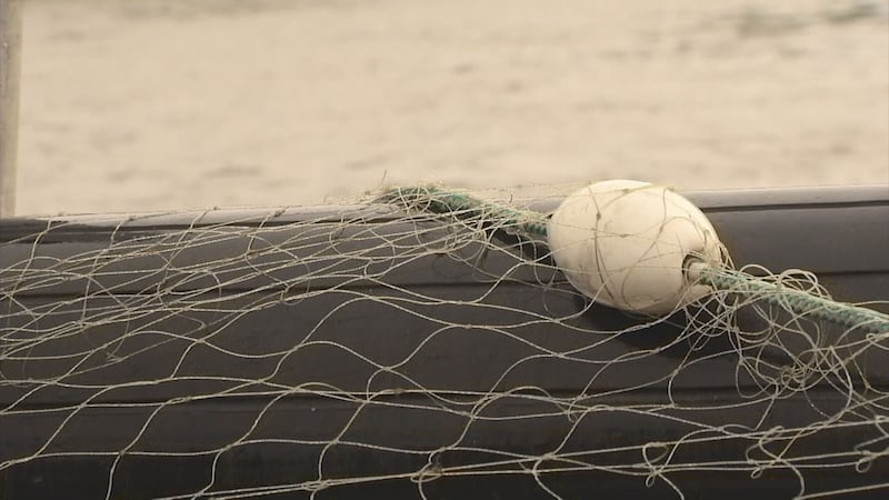 A commercial fishing net in Alaska. (FILE)
