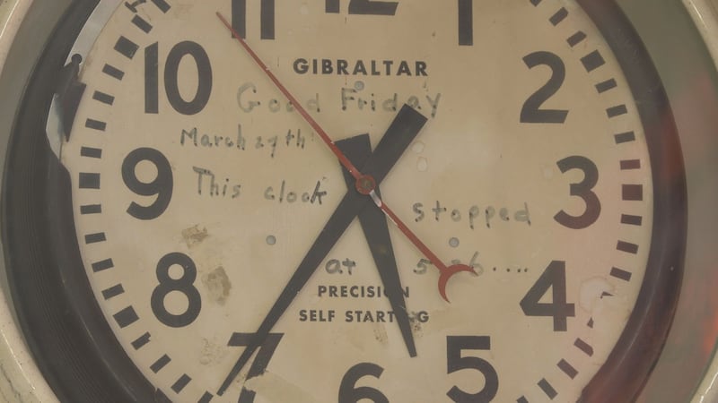 Clock stopped during the 1964 Alaska earthquake