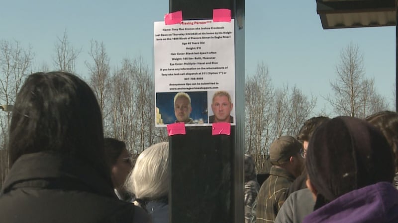 Kronos, 40, has been missing since March 6.