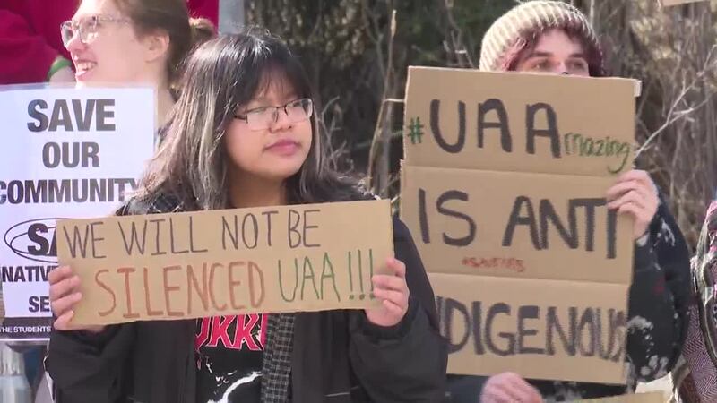 Students protest UAA ‘Native Student Services’ name change