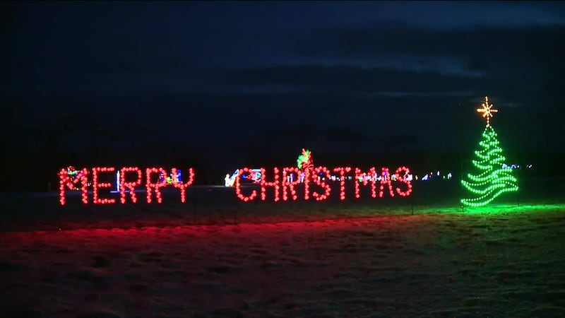Bright Up the Night began Thanksgiving at the Alaska State Fairgrounds in Palmer.