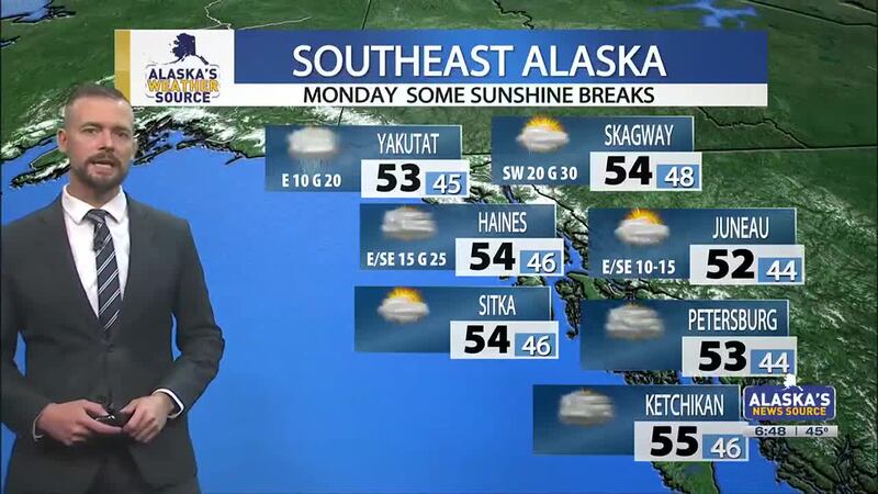 Clouds and rain will keep temperatures on the ‘cooler’ side this week