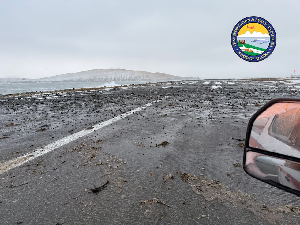 Unalaska Airport after the storm over Dec. 27-28, 2025