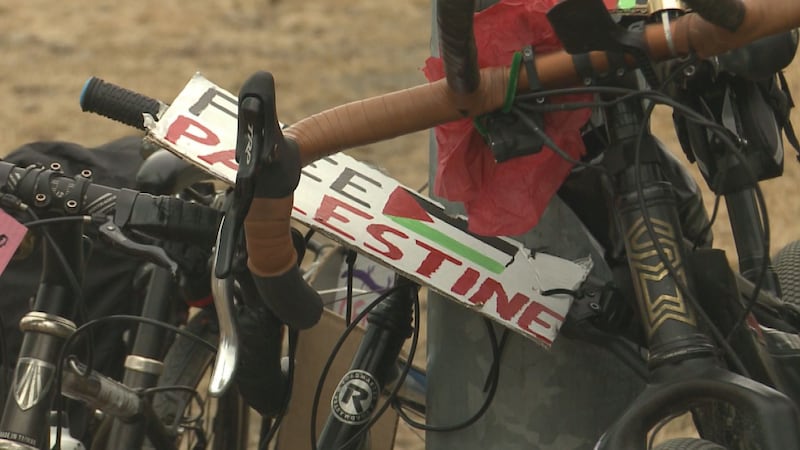 Anchorage 4 Palestine has organized five bike rides to fundraise for the Gaza Sunbirds