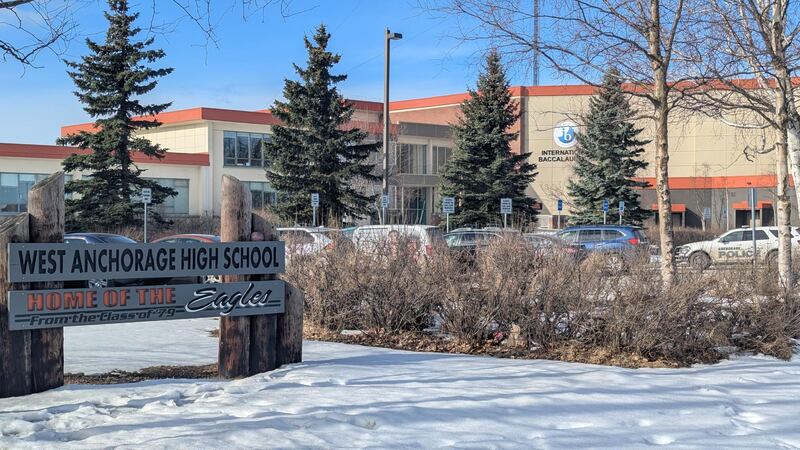 A student at West Anchorage High School was escorted off campus by police after an unknown...