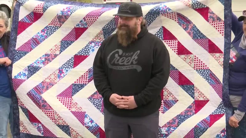 Quilts of Valor honors veterans during Ship Creek cleanup