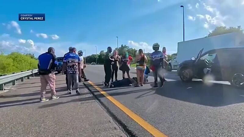 A 67-year-old man who flipped over his handle bars in the crash is one of two people...