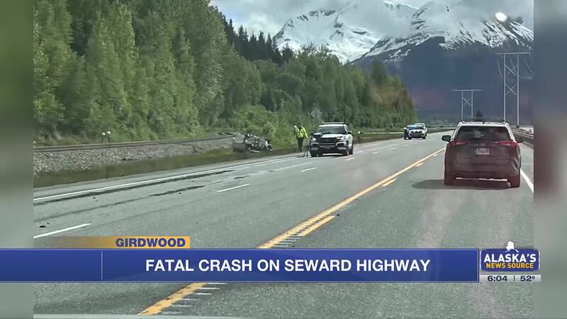 Passenger killed, driver charged after rollover crash on Seward Highway