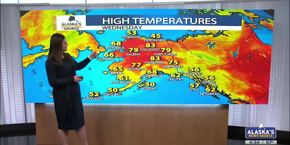 Get ready Alaska! Here comes the heat!