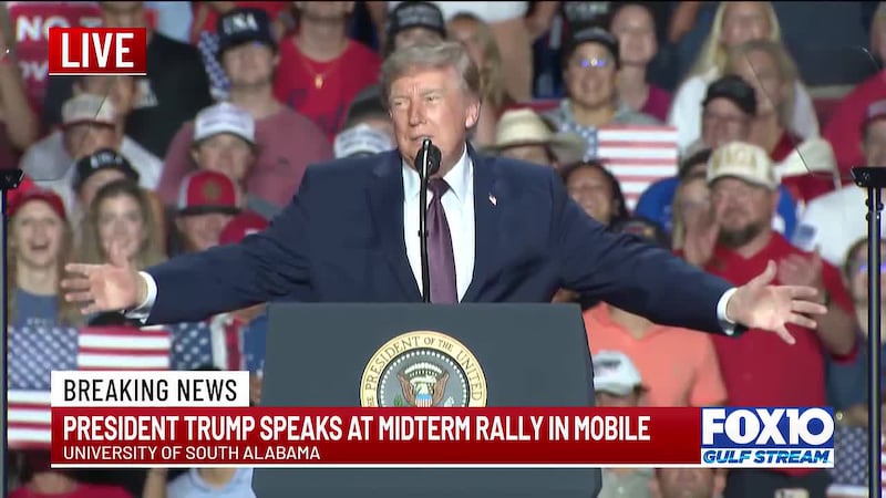 President Donald Trump visited the Port City Friday evening for a midterm campaign rally at...