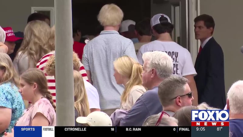 Even as President Donald Trump was on his way to the Port City for a political rally Friday,...