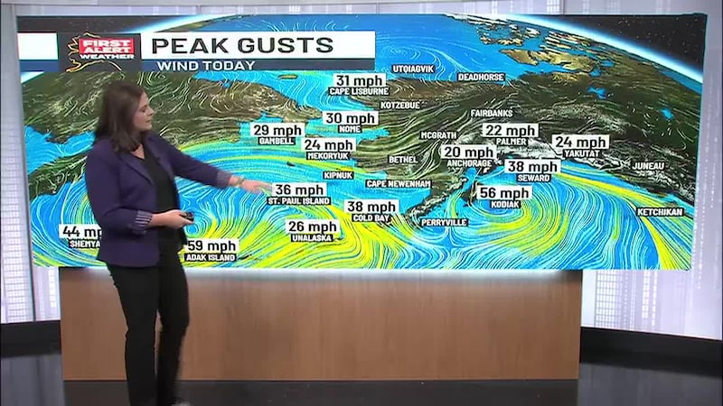 Temperatures slowly warm while chances for showers remain
