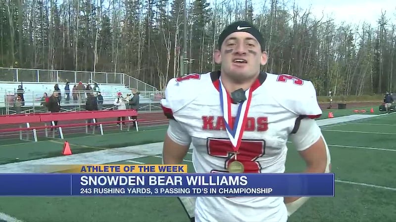 AOTW: Snowden Bear Williams makes name known in Alaska football in championship performance