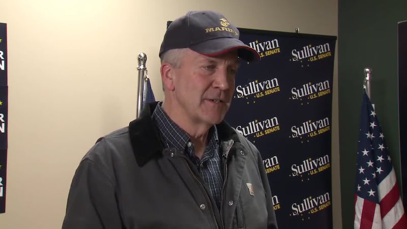 Sen. Dan Sullivan speaks with KTUU about his Senate race opponent Mary Peltola and the New...