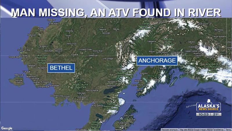 Man missing in Western Alaska, an ATV found in river