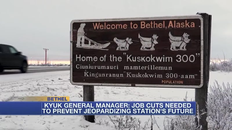 The general manager of Bethel’s public radio and TV station, KYUK, says steep job cuts are...